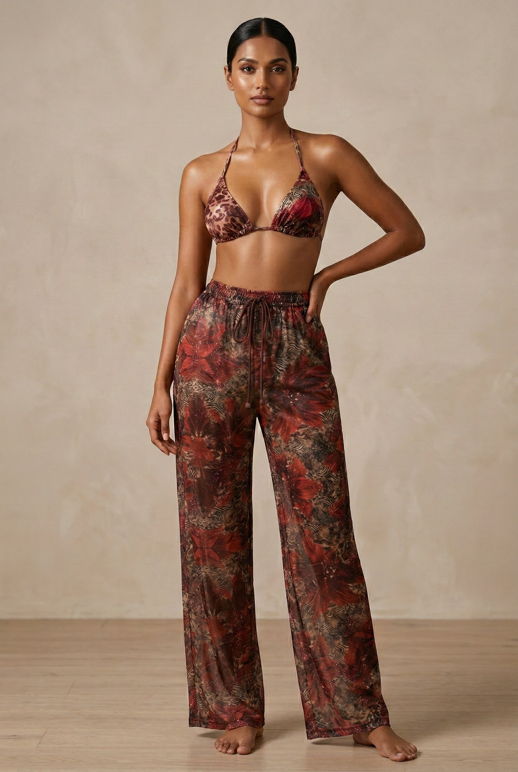 Pink Orchid-Orchid-Beach Pants