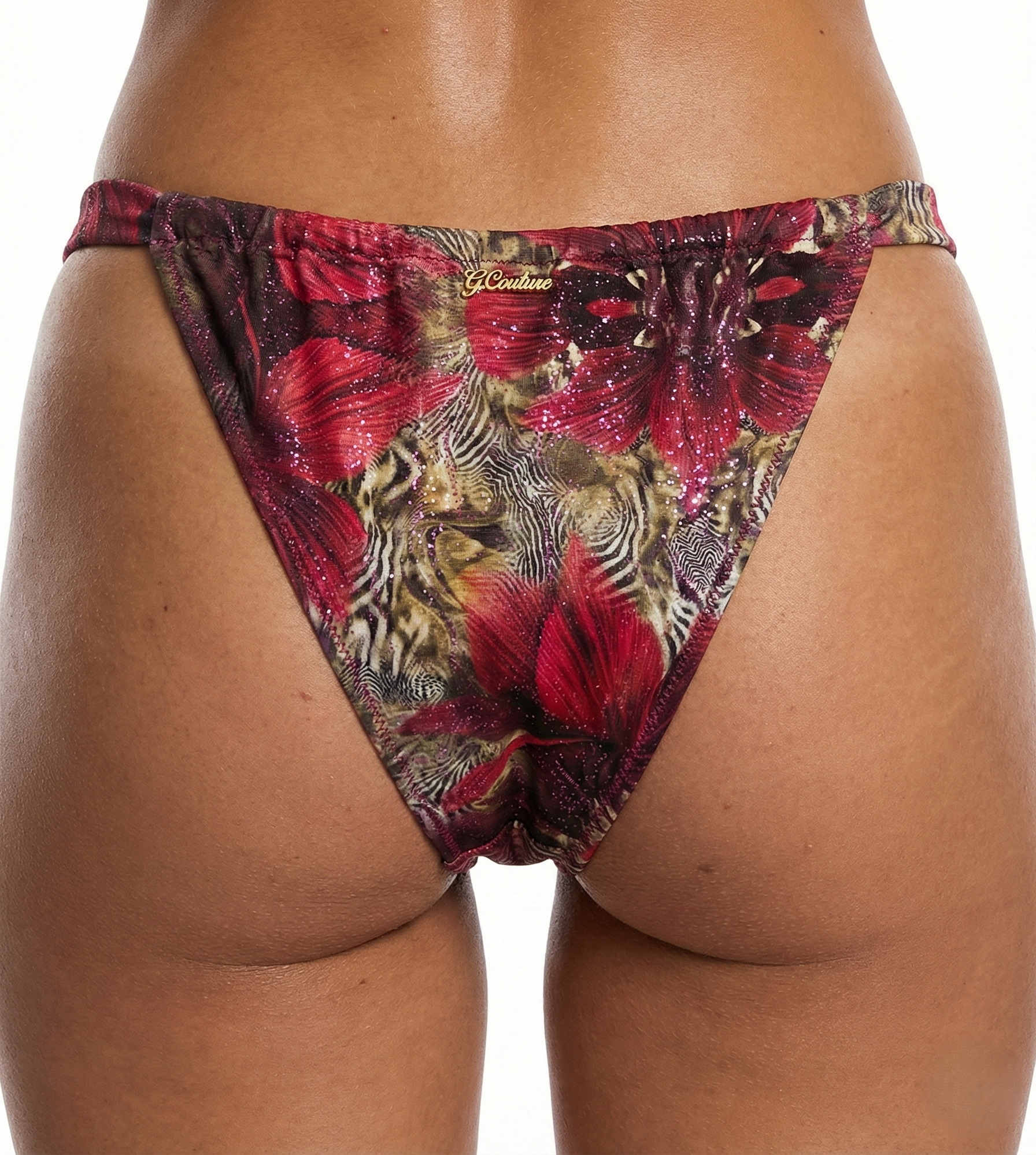 Pink Orchid-Orchid Tanga Bottom