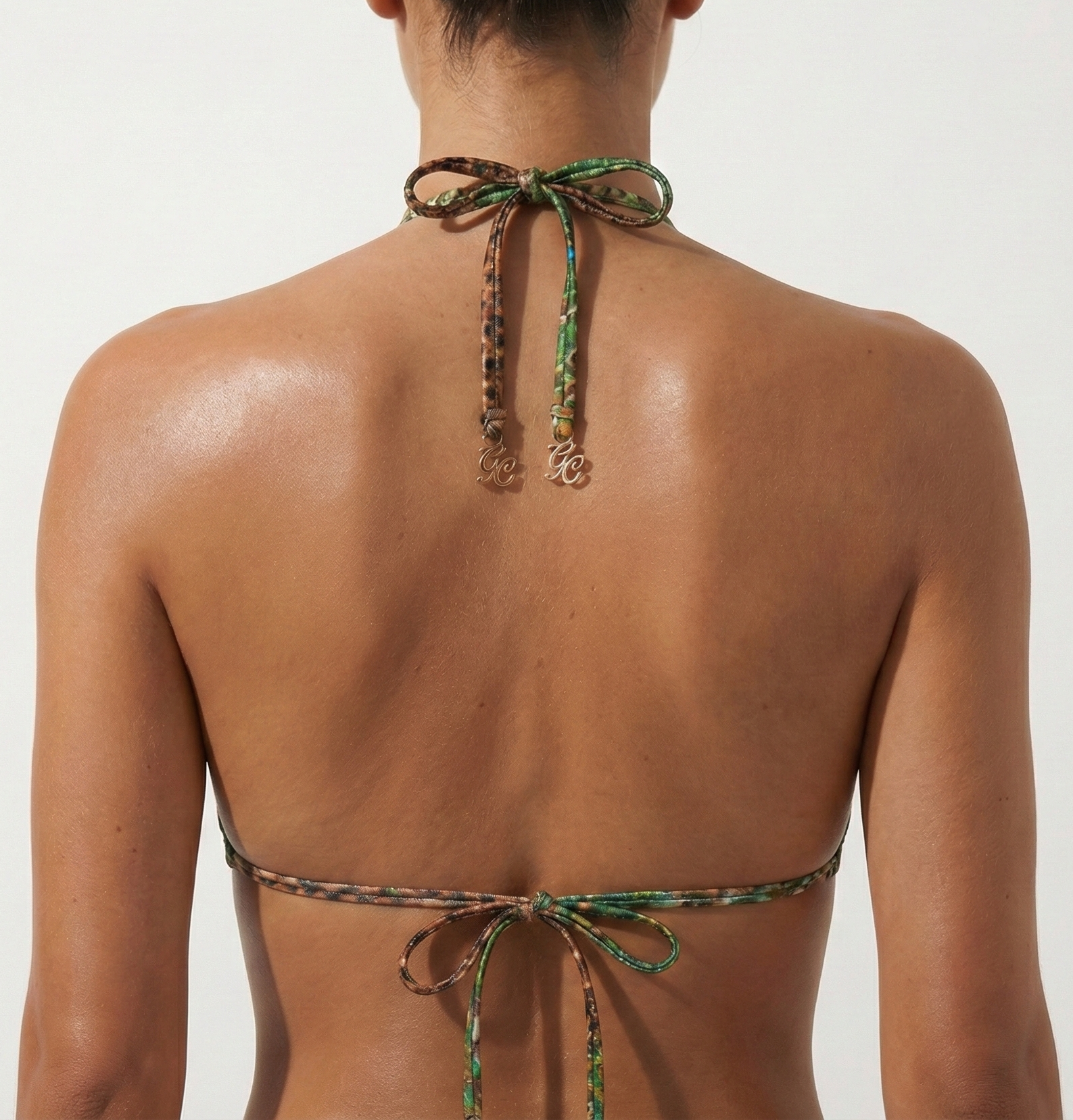 Jungle Fever- Emerald/Leopard Triangle Push-Up